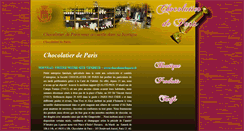 Desktop Screenshot of chocolatierdeparis.com